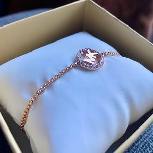 Michael Kors Rose Gold-toned Brass Bracelet